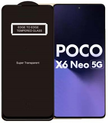 A-Allin1 Tempered Glass Guard for POCO X6 Neo 5G(Pack of 1)