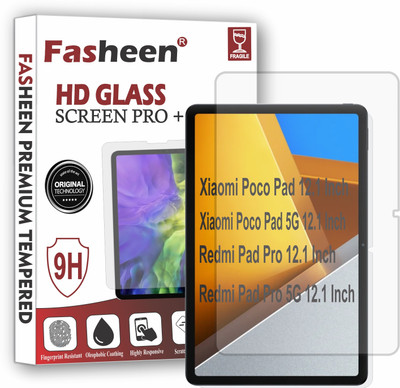 Fasheen Tempered Glass Guard for Poco Pad 2024 / Poco Pad / Poco Pad 5G / Redmi Pad Pro/ Redmi Pad Pro 5G ( 12.1 Inch)(Pack of 1)