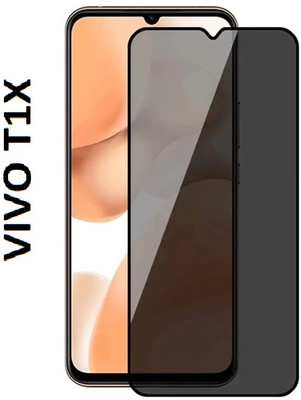 Maxboost Tempered Glass Guard for Vivo T1X Privacy Edge to Edge Coverage with Easy Installation Kit(Pack of 1)