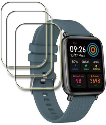 MUTAALI Tempered Glass Guard for French Connection F7 smart watch(Pack of 3)