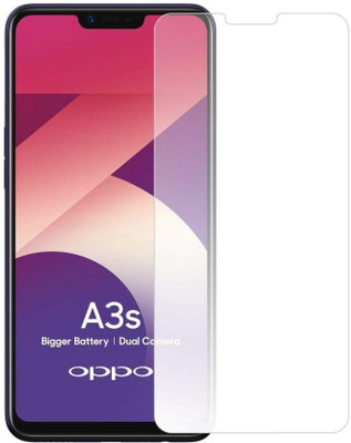 RCHJV Tempered Glass Guard for Oppo A3s(Pack of 1)