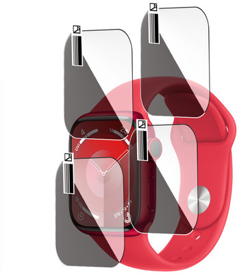 HIDEOUS Tempered Glass Guard for Apple Watch Series 9(Pack of 4)