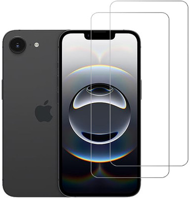 KARTRAY Tempered Glass Guard for Apple iPhone 16e(Pack of 2)