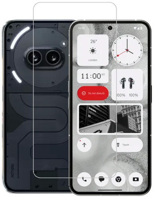 ojucase Tempered Glass Guard for Nothing Phone (2a) 5G, Nothing Phone (2a), Nothing Phone 2A 5G, Nothing Phone 2A(Pack of 1)