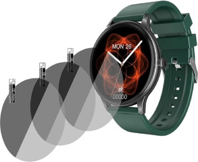 DOWRVIN Tempered Glass Guard for Fire- Boltt Terra Amoled smart watch tempered glass (pack of 3)(Pack of 3)