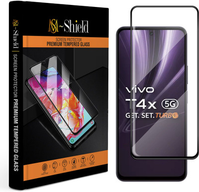 MS-Shield Tempered Glass Guard for Vivo T4x 5G, Advanced HD+ Gorilla Glass Protection(Pack of 1)
