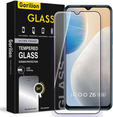 Gorilion Tempered Glass Guard for IQOO Z6 5G(Pack of 1)