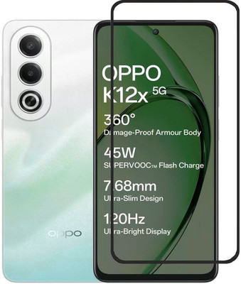 ASMANTIC Tempered Glass Guard for Oppo K12x 5G(Pack of 1)