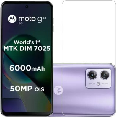 HOBBYTRONICS Tempered Glass Guard for moto g64 5g, moto g64, Motorola G64, Motorola G64 5G, Motorola moto g64(Pack of 1)