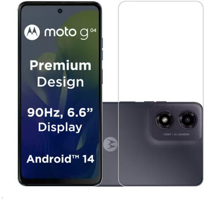 HOBBYTRONICS Tempered Glass Guard for moto g04, Moto G04, motorola g04, Motorola G04, Motorola moto G04(Pack of 1)