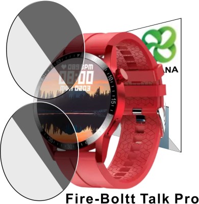 Dasiana Tempered Glass Guard for Fire Boltt Talk Pro Smartwatch(Pack of 2)