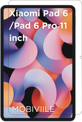 MOBIVIILE Tempered Glass Guard for Xiaomi Mi Pad 6, Xiaomi Pad 6 11 inch, 9H Hardness(Pack of 1)