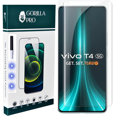 GORILLA PRO Tempered Glass Guard for Vivo T4 5G(Pack of 1)