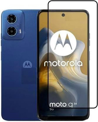LILLIPUT Tempered Glass Guard for Motorola Moto G34 5G(Pack of 1)