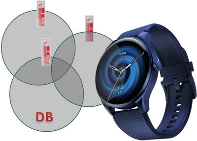 KHWABEEDA Tempered Glass Guard for NOISE FUSE PLUS 1.43 SMART WATCH (PACK OF 3)(Pack of 3)