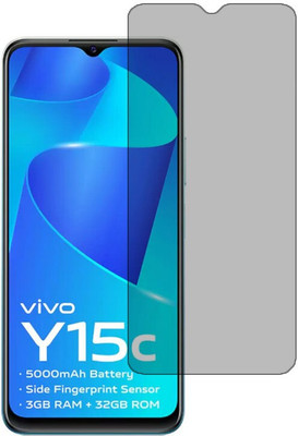 Infigo Tempered Glass Guard for Vivo Y15C(Pack of 1)