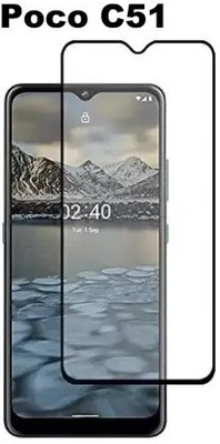 GLOBALCASE Tempered Glass Guard for POCO C51(Pack of 1)