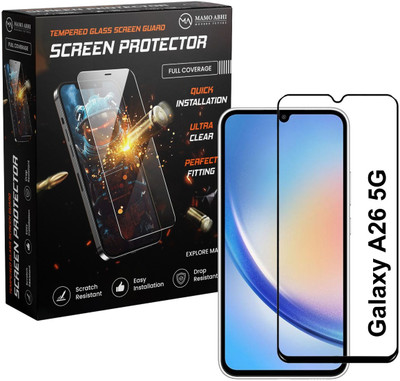 mehra Tempered Glass Guard for Samsung Galaxy A26 5G Premium Quality Superx(Pack of 1)