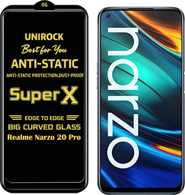 Unirock Tempered Glass Guard for Realme Narzo 20 Pro(Pack of 1)