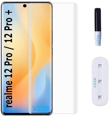 GORILLA FIVE FLEXII Tempered Glass Guard for Realme 12 Pro 5G / 12 Pro Plus 5G (6.7 inch, Pack of 1) Full Adhesive UV Curved Case Friendly HD Clarity(Pack of 1)