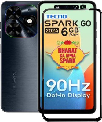 Flipkart SmartBuy Tempered Glass Guard for Tecno Spark Go 2024(Pack of 1)