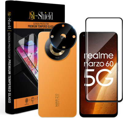 MS-Shield Tempered Glass Guard for Realme Narzo 60 5G, With Camera Lens Protector(Pack of 1)