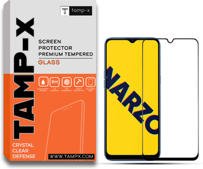 TAMP-X Tempered Glass Guard for Realme Narzo 10A(Pack of 1)
