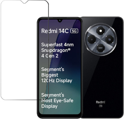 KARTRAY Tempered Glass Guard for Redmi 14C 5G, POCO C75 5G, REDMI A4 5G(Pack of 1)