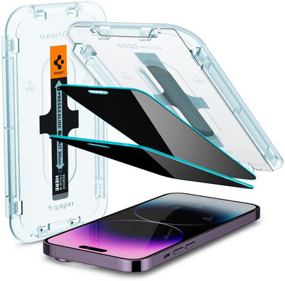 Spigen Tempered Glass Guard for Apple iPhone 14 Pro Max(Pack of 2)