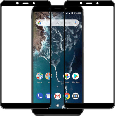Qyist Tempered Glass Guard for Mi A2(Pack of 2)