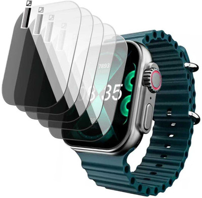 DB Tempered Glass Guard for BOAT WAVE GENESIS PRO 1.96 SMART WATCH SCREEN GUARD (P-5)(Pack of 5)