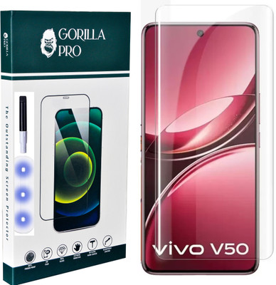 GORILLA PRO Tempered Glass Guard for vivo V50 5G-(Pack of 1)