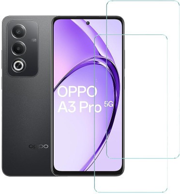 SPRITZEN Tempered Glass Guard for Oppo A3 Pro 5G(Pack of 2)