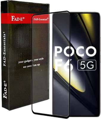 FAD-E Tempered Glass Guard for POCO F6 5G, POCO X6 PRO 5G(Pack of 1)