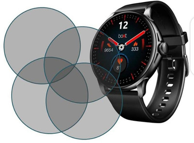 KHWABEEDA Tempered Glass Guard for BOAT LUNAR OASIS W/X1 1.43 SMART WATCH TEMPERED GLASS (PACK OF 4)(Pack of 4)