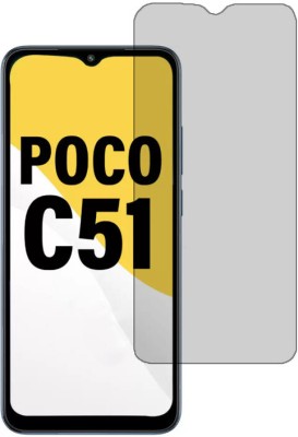 Infigo Tempered Glass Guard for Poco C51(Pack of 1)