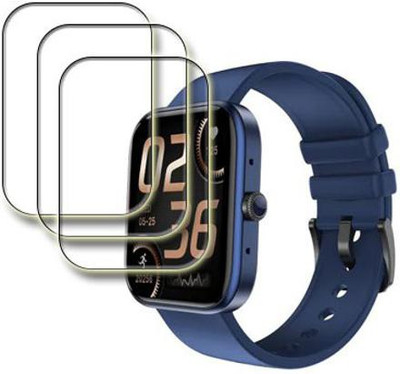 MUTAALI Tempered Glass Guard for Fire Boltt Ninja Call 2 Plus smart watch(Pack of 3)