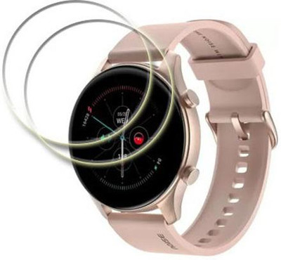 MUTAALI Tempered Glass Guard for NoiseFit Evolve 3 smartwatch(Pack of 2)