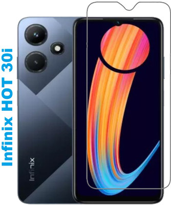 BRENZZ Tempered Glass Guard for Infinix HOT 30i(Pack of 1)
