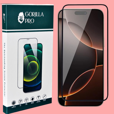 GORILLA PRO Tempered Glass Guard for Apple iPhone 16 Pro-Max(Pack of 1)