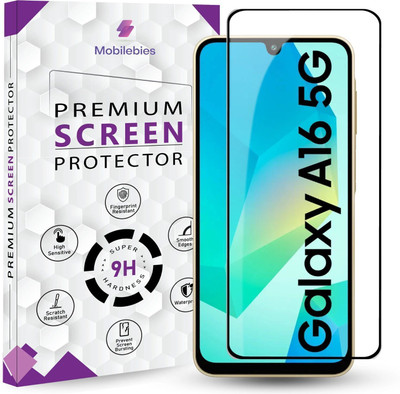 Mobilebies Tempered Glass Guard for Samsung Galaxy A16 5G / M16 5G / F16 5G Premium Screen Protector Guard with Easy Installation Kit(Pack of 1)