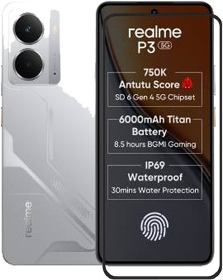 Flipkart SmartBuy Tempered Glass Guard for realme P3 5G(Pack of 1)