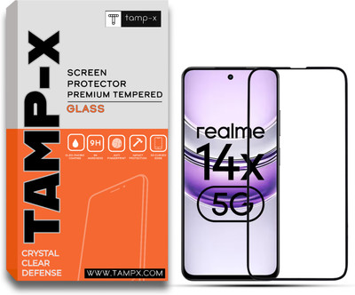 TAMP-X Tempered Glass Guard for realme 14x 5G(Pack of 1)