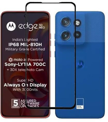 Flipkart SmartBuy Tempered Glass Guard for Motorola Edge 50 NEO, MOTOROLA edge 50 NEO, Moto Edge 50 NEO(Pack of 1)
