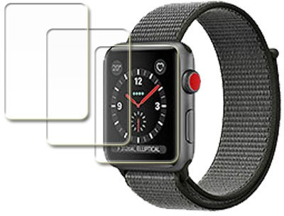 MUTAALI Tempered Glass Guard for M-WP3-Apple Watch Series 3 Aluminum(Pack of 3)