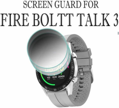 DOWRVIN Tempered Glass Guard for Fire- Boltt talk 3 smart watch (pack of 3)(Pack of 3)