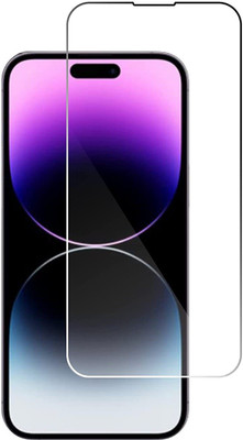 ISTAMBH Tempered Glass Guard for Apple iPhone 14 Pro 6.1 (2022) Full Screen Coverage (Except Edges) Transparent HD Ultra Clear Tempered Glass For iphone 14 pro (Pack of 1)(Pack of 1)