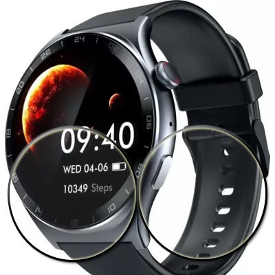 tombik Tempered Glass Guard for 9wx-Infinix XWatch 3(Pack of 2)
