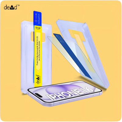 dead Tempered Glass Guard for APPLE iPhone 16(Pack of 1)
