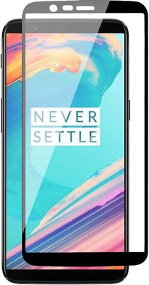 COVJ Tempered Glass Guard for OnePlus 5T Tempered Glass Edge-to-Edge Protection 6D Screen Protector With Easy Installation Kit(Pack of 1)